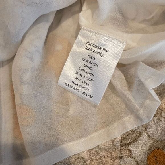 NEW! RAHI Floral Dixie Skirt Orange Sally Retro Floral Boho Size Small - Picture 6 of 11